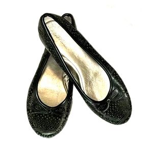 X Appeal Aztec Tribal Cutout Ballet Flats